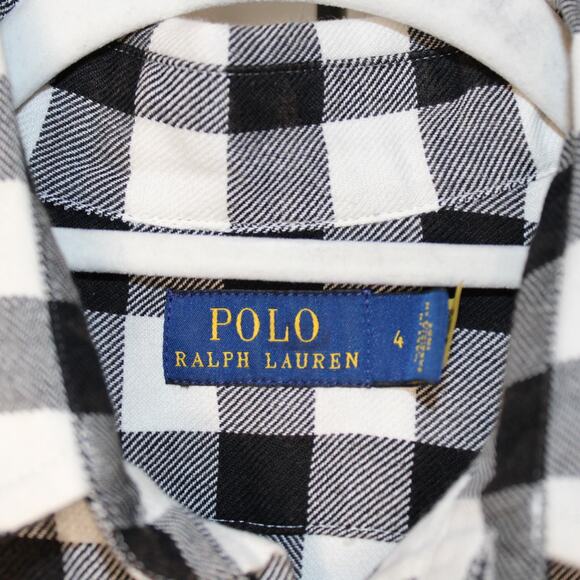 POLO RALPH LAUREN Buffalo Check Belted Twill Midi Shirtdress | 4 - Picture 8 of 11